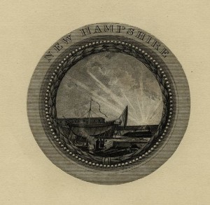 1850 Seal of New Hampshire