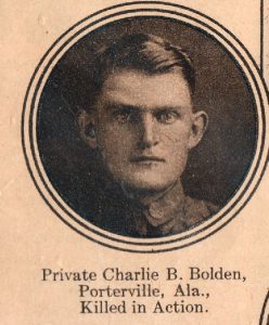 BOLDEN Charlie Porterville Ala