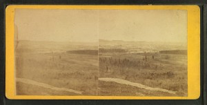 Bird's eye view of Manchester, from Rock Rimmon, A.D. Stark Publisher, taken between 1865-1872, from Robert N. Dennis collection of steroscopic views, Photography Collection, Miriam and Ira D. Wallach Division of Art, Prints and Photographs, NYPL Digital Library