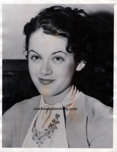 June 1934 photograph of Cecile L. Cote, Lew Cody's half sister.