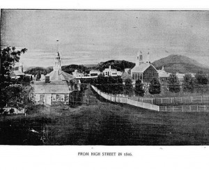 View of the town of Claremont New Hampshire in 1846