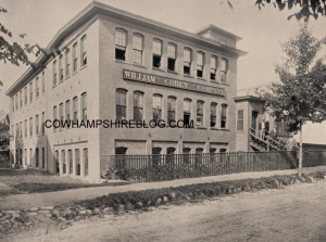 Photograph of the Corey Needle Company from "The Mirrors Pictorial Manchester 1846-1896"