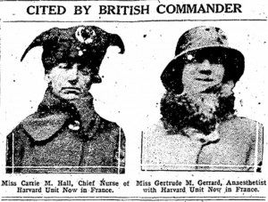 December 29, 1917 newspaper clipping, her work cited by British.