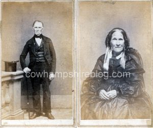 Deacon David Everett with his 2nd wife, Sarah.