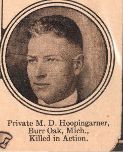 HOOPINGARNER M D Burr Oak Michigan