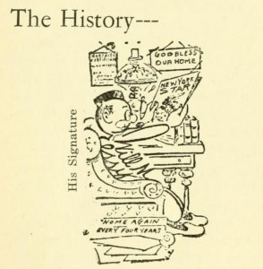 Humorous History graphic from Granite Monthly