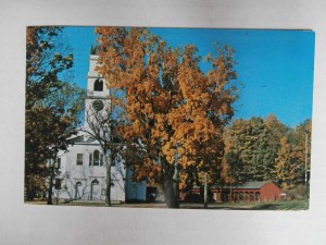 A photograph of scenic Lyme NH in autumn.