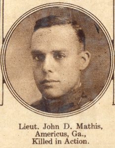 MATHIS John D Americus GA