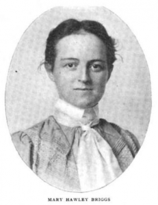 Mrs. Mary Hawley Briggs. Photograph from