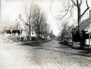 Old photograph of Main Street, Milton, New Hampshire