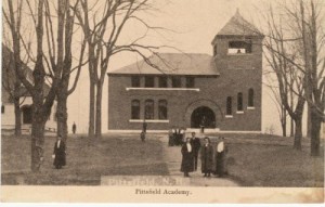 Old postcard of Pittsfield Academy.