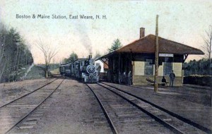 East Weare NH B&M Railroad Station