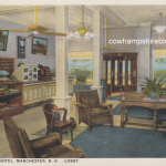 Rice-Varick Hotel lobby circa 1927