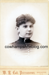 Seddie Berry, 1888 Graduate of Manchester (NH) High School. Collection of J.W. Brown