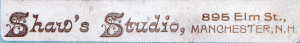 Shaws Studio banner