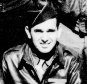 Arthur St. Pierce, close-up from his bomber group photo above.