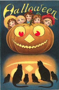 Antique Halloween card