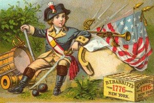 Victorian 4th of july card