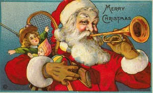 Santa Claus vintage card
