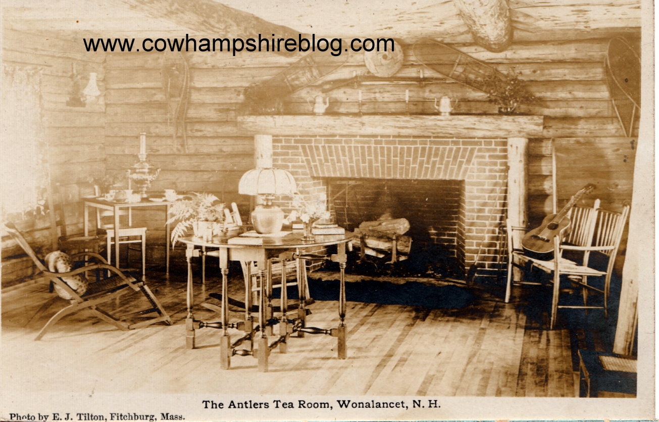 Postcard of the Antler Tea Room, Wonalancet
