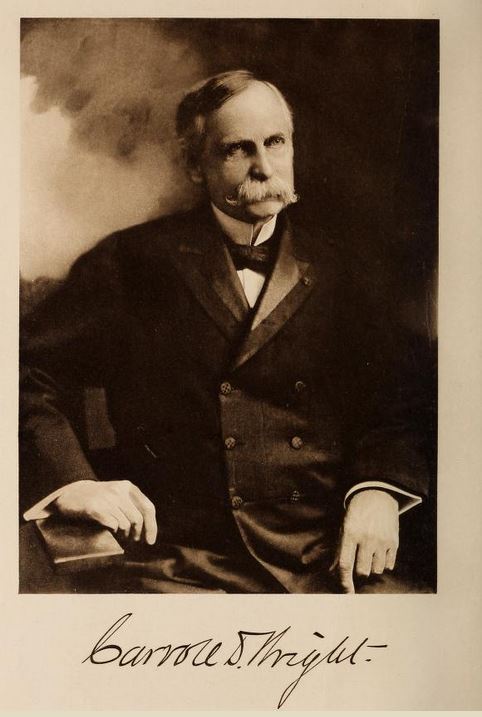 Photograph from Carroll Davidson Wright, A Memorial by Horace G. Wadlin, 1911