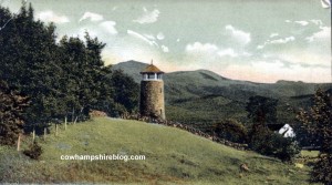 Old postcard showing Carter's Tower