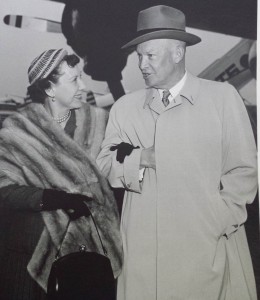 Dwight D. Eisenhower and his wife Mamie.