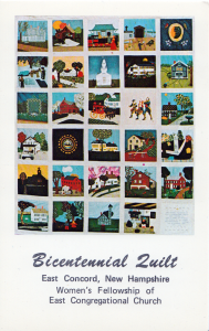 East Concord Bicentennial Quilt, probably circa 1975.