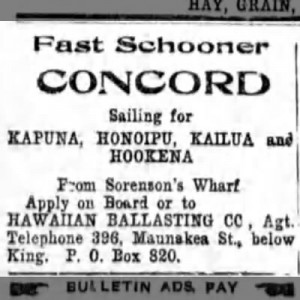 fast schooner concord