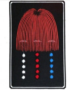 Coloured Japanese Prints of Fireworks manufactured by Messrs Hirayama of Yokohama; From book, Pyrotechnics, the history and art of firework making, by Brock, Alan St. Hil, 1922