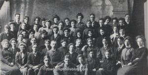 One of Hesser's earliest graduating classes.