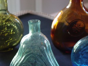 glass bottles