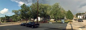 View of Harriman Park in Manchester, New Hampshire