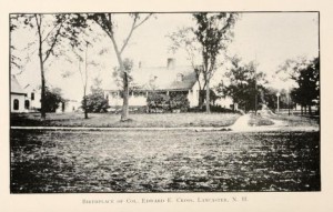 Home of Edward E. Cross in Lancaster NH from "History of Lancaster NH"