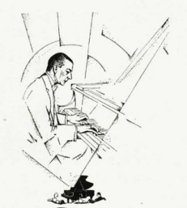 July 21, 1928 Presto-Times likeness of Will Nutting