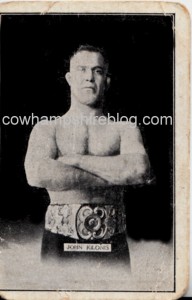 John Kilonis, from Allen's Wrestlers playing card.