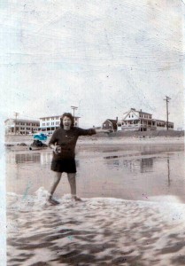 mary manning at the beach w camera 2
