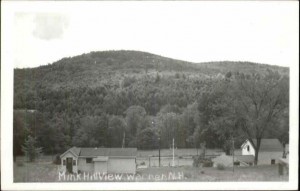 View of the Mink Hills, Warner NH near the home of the Osgoodites.