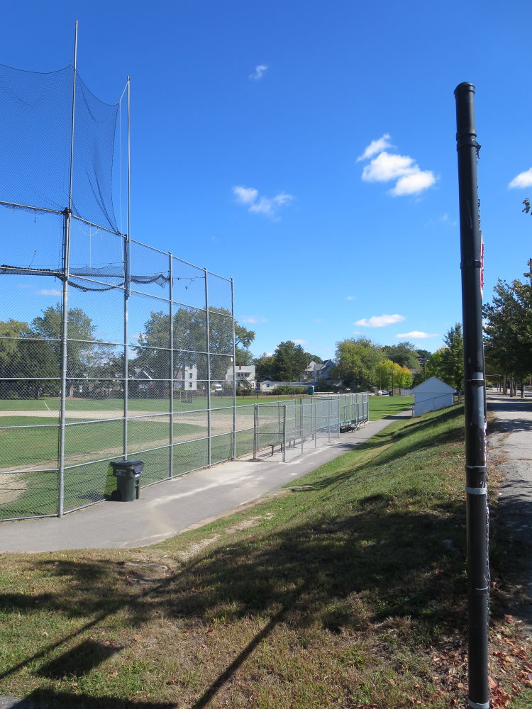 Second view of Prout Park, taken from Young Street entrance.