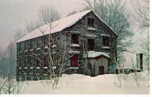 Vintage Postcard, Shaker Stone Woodworking Shop, 1849, Enfield, New Hampshire