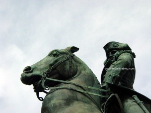 Side view of John Stark Statue, Stark Park. Photograph 2005 copyright Janice Brown
