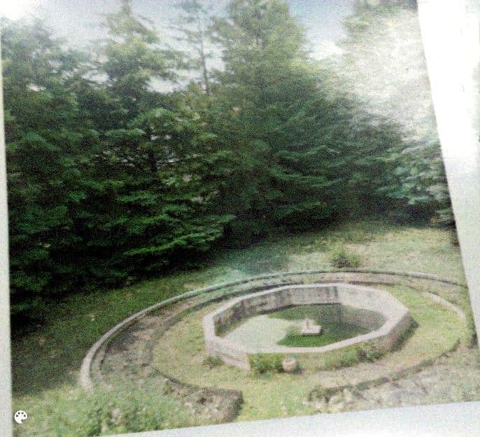 D Mansion House Fish Pond-Colorized